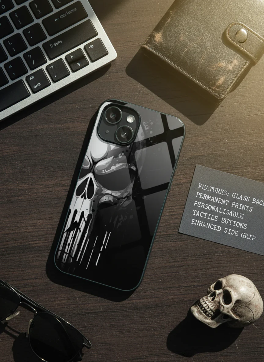 Deathmark Premium Glass Back Cover For iPhone 11-17 Models - Image 8