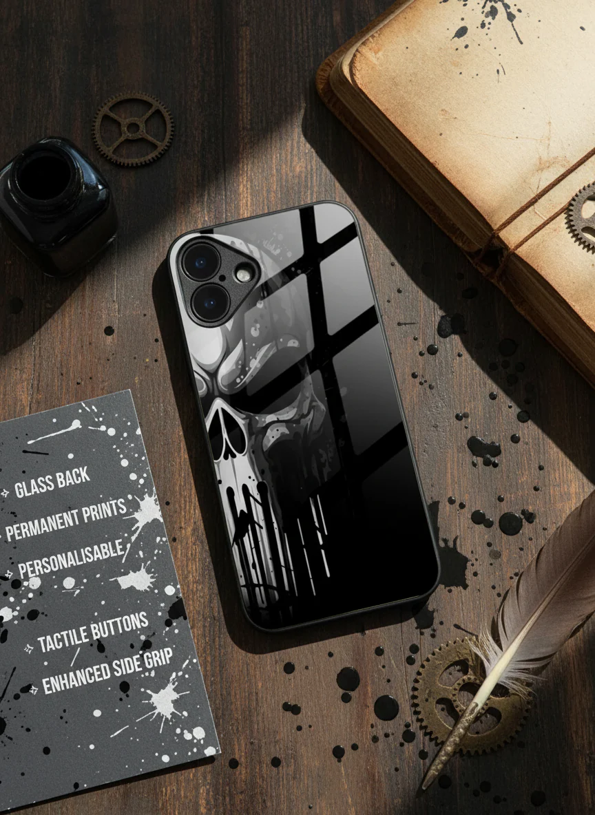 Deathmark Premium Glass Back Cover For iPhone 11-17 Models - Image 9