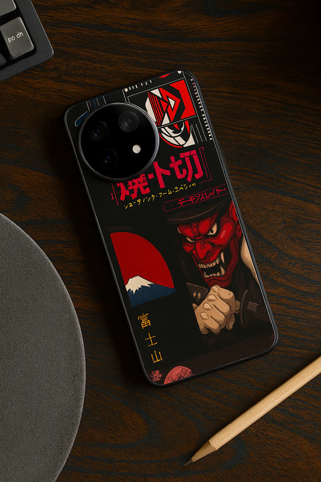 Dragon Graffiti Premium Glass Back Cover For One Plus 13, 12, 11, 10, Nord Series - Image 6