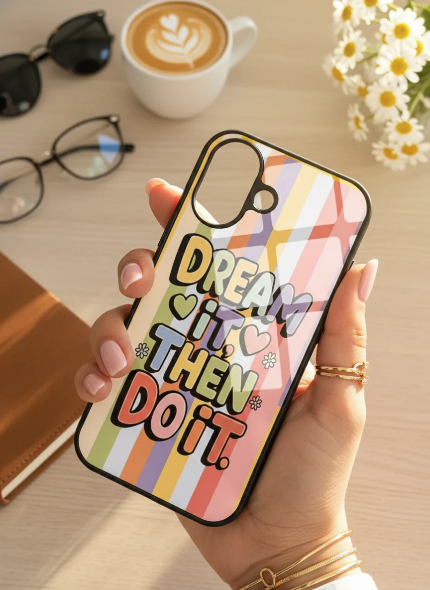 Dream It Do It Premium Glass Back Cover For iPhone 11-17 Models - Image 10