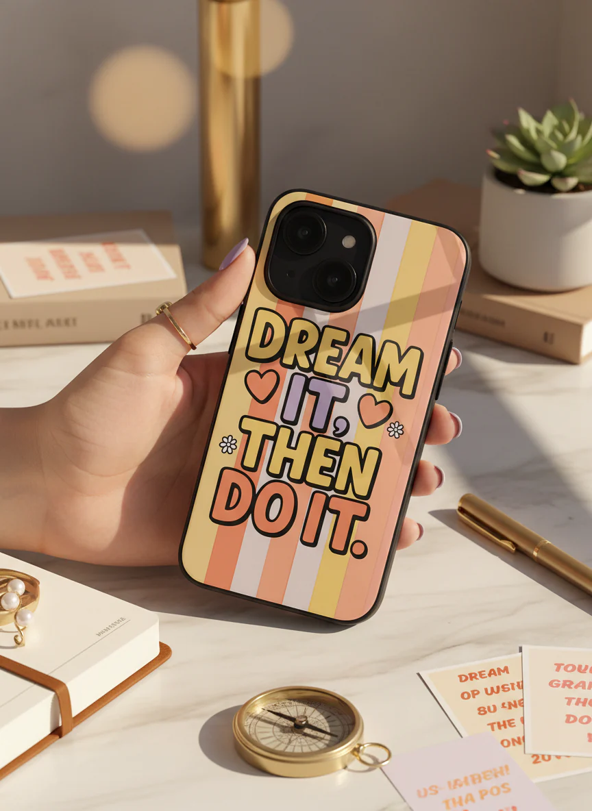 Dream It Do It Premium Glass Back Cover For iPhone 11-17 Models - Image 4