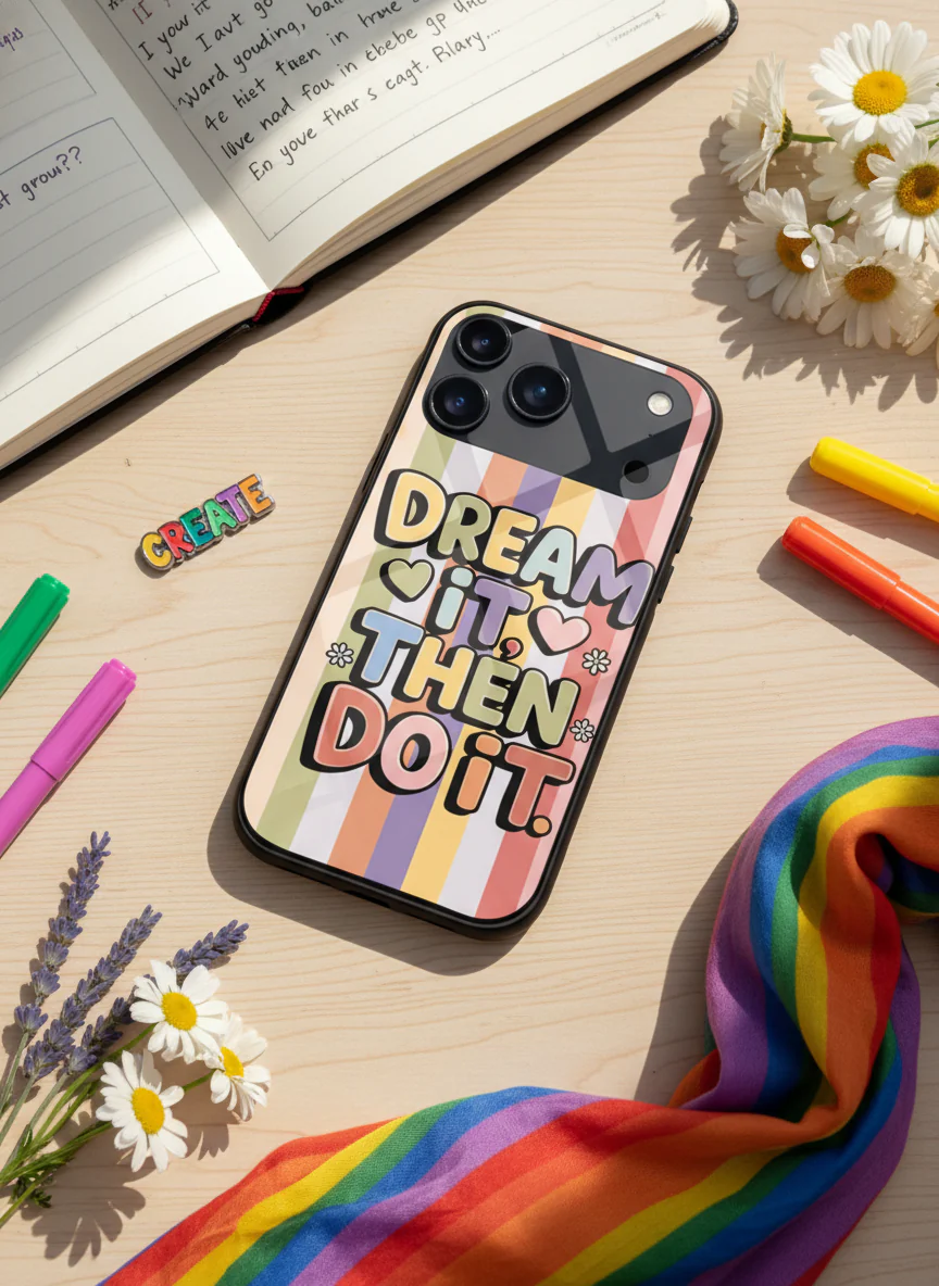 Dream It Do It Premium Glass Back Cover For iPhone 11-17 Models - Image 5