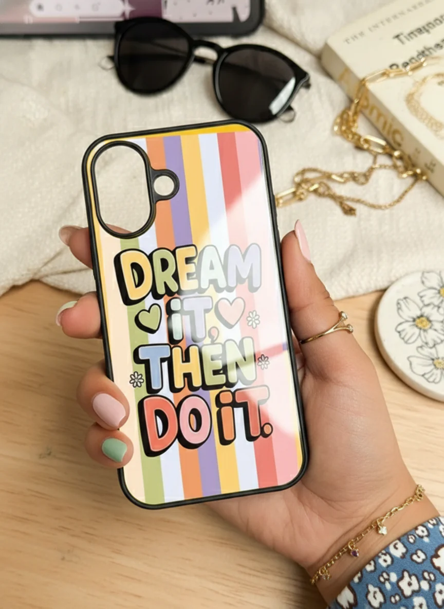 Dream It Do It Premium Glass Back Cover For iPhone 11-17 Models - Image 7