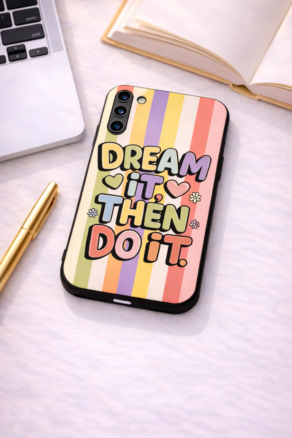 Dream It Do It Premium Glass Back Cover For Galaxy S, A, M & F Series - Image 4