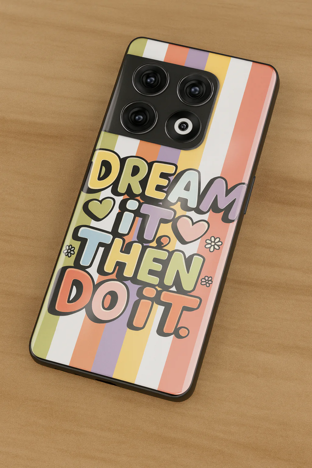 Dream It Do It Premium Glass Back Cover For One Plus 13, 12, 11, 10, Nord Series - Image 2