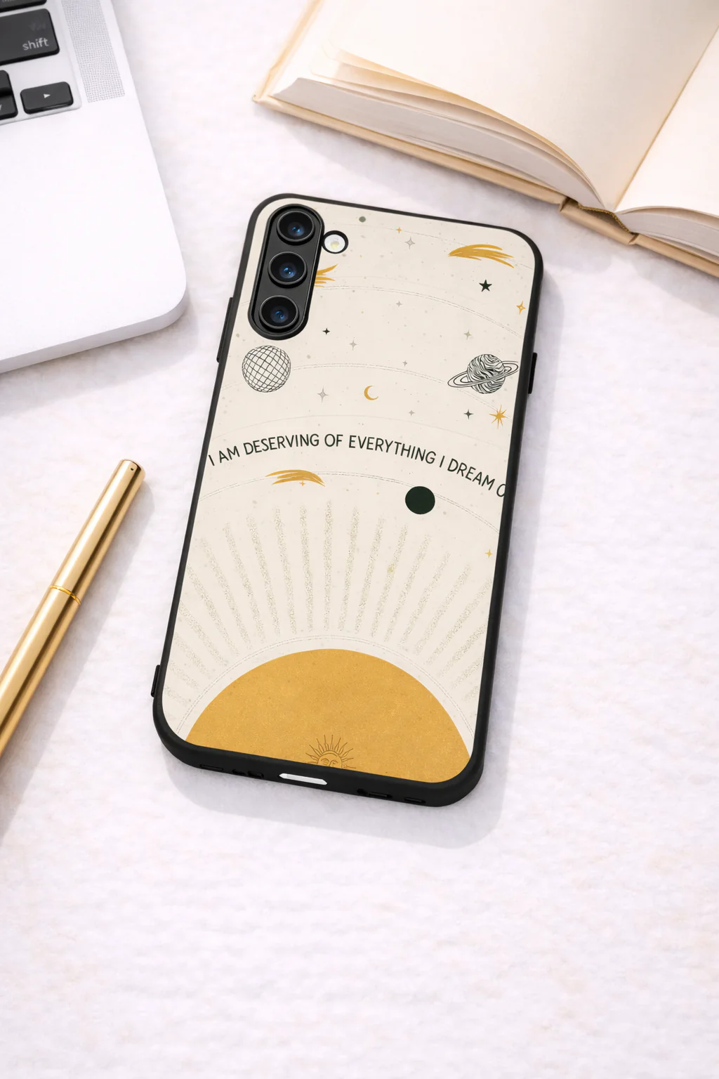 Dream Universe Premium Glass Back Cover For Galaxy S, A, M & F Series - Image 4