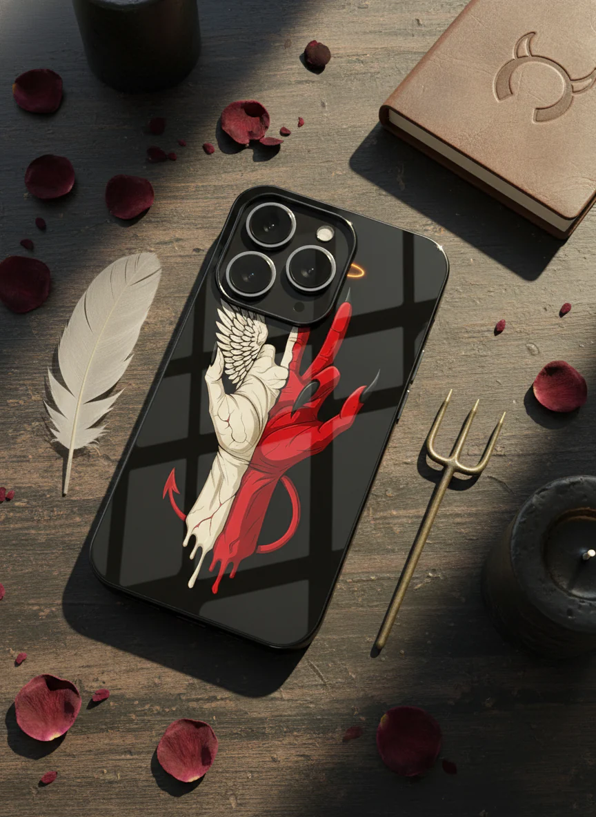 Duality Premium Glass Back Cover For iPhone 11-17 Models