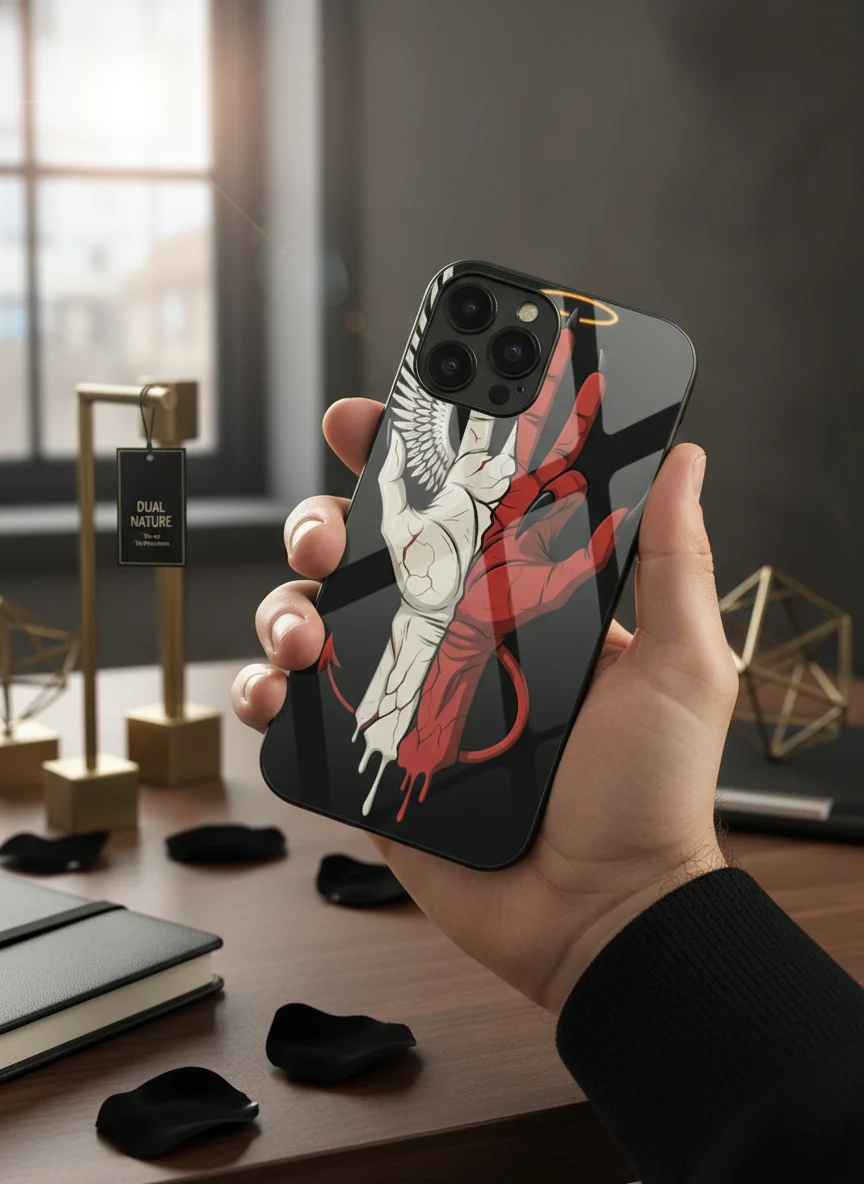 Duality Premium Glass Back Cover For iPhone 11-17 Models - Image 6