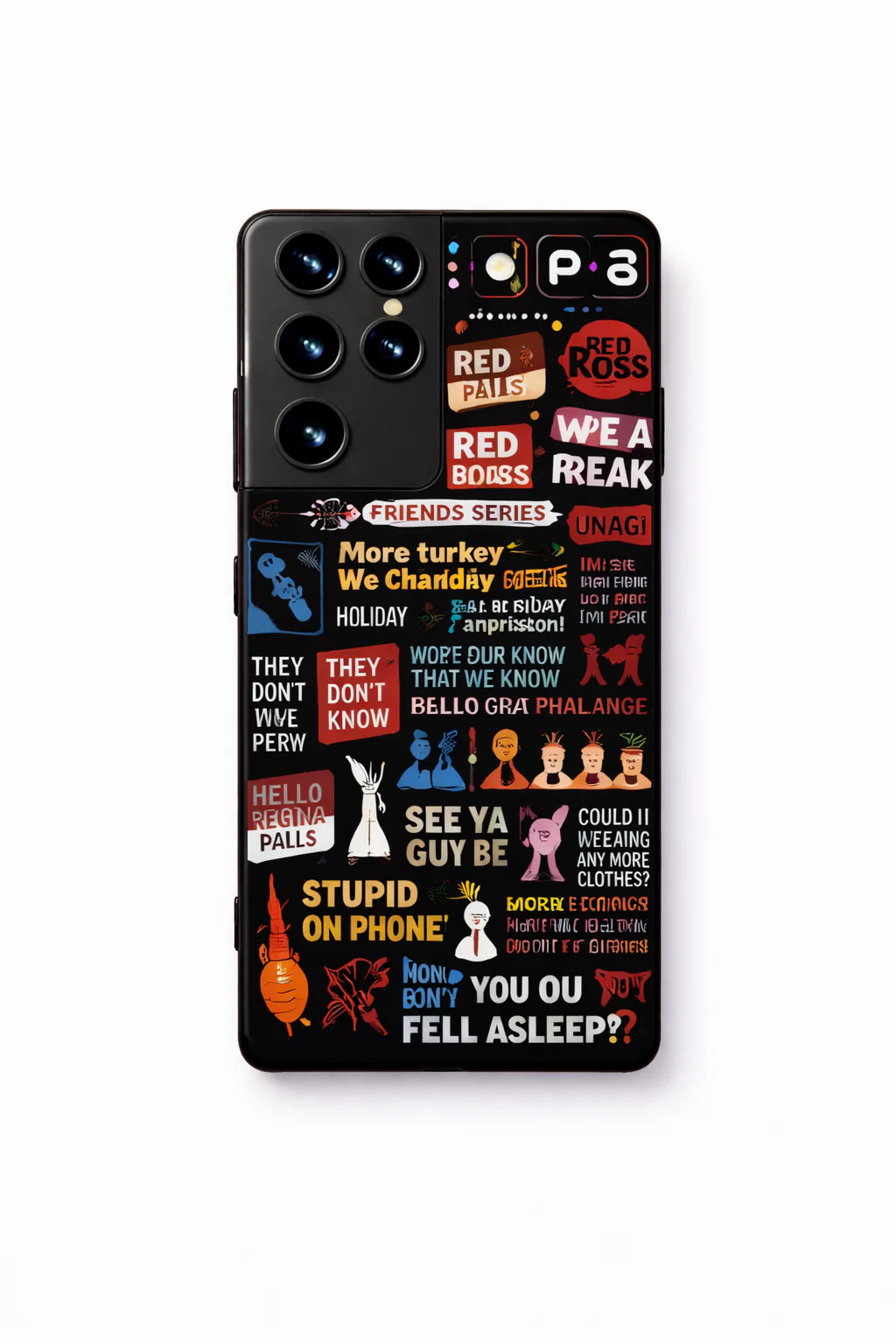 F.R.I.E.N.D.S Premium Glass Back Cover For Galaxy S, A, M & F Series - Image 3