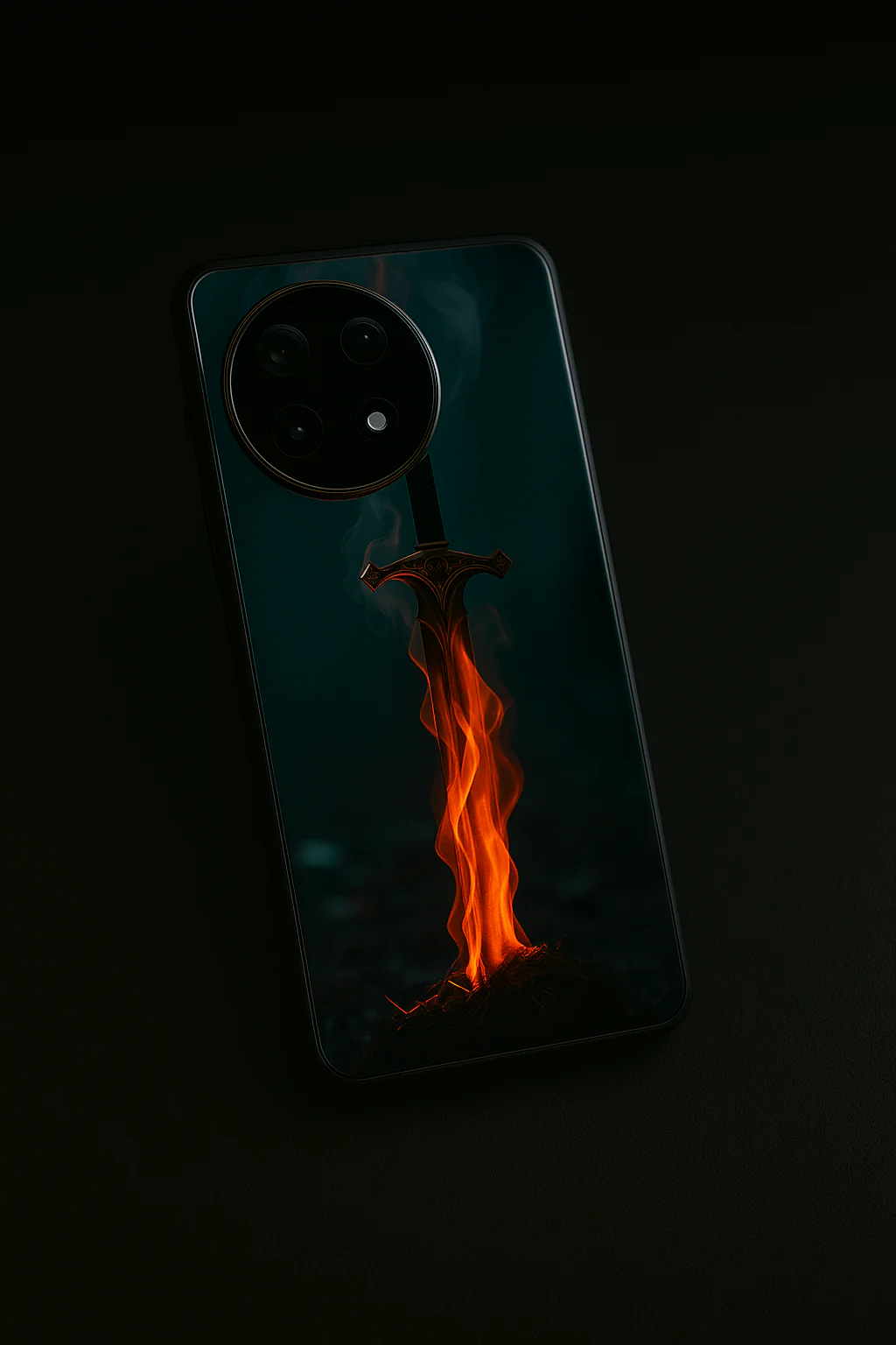 Flameborne Premium Glass Back Cover For One Plus 13, 12, 11, 10, Nord Series - Image 2