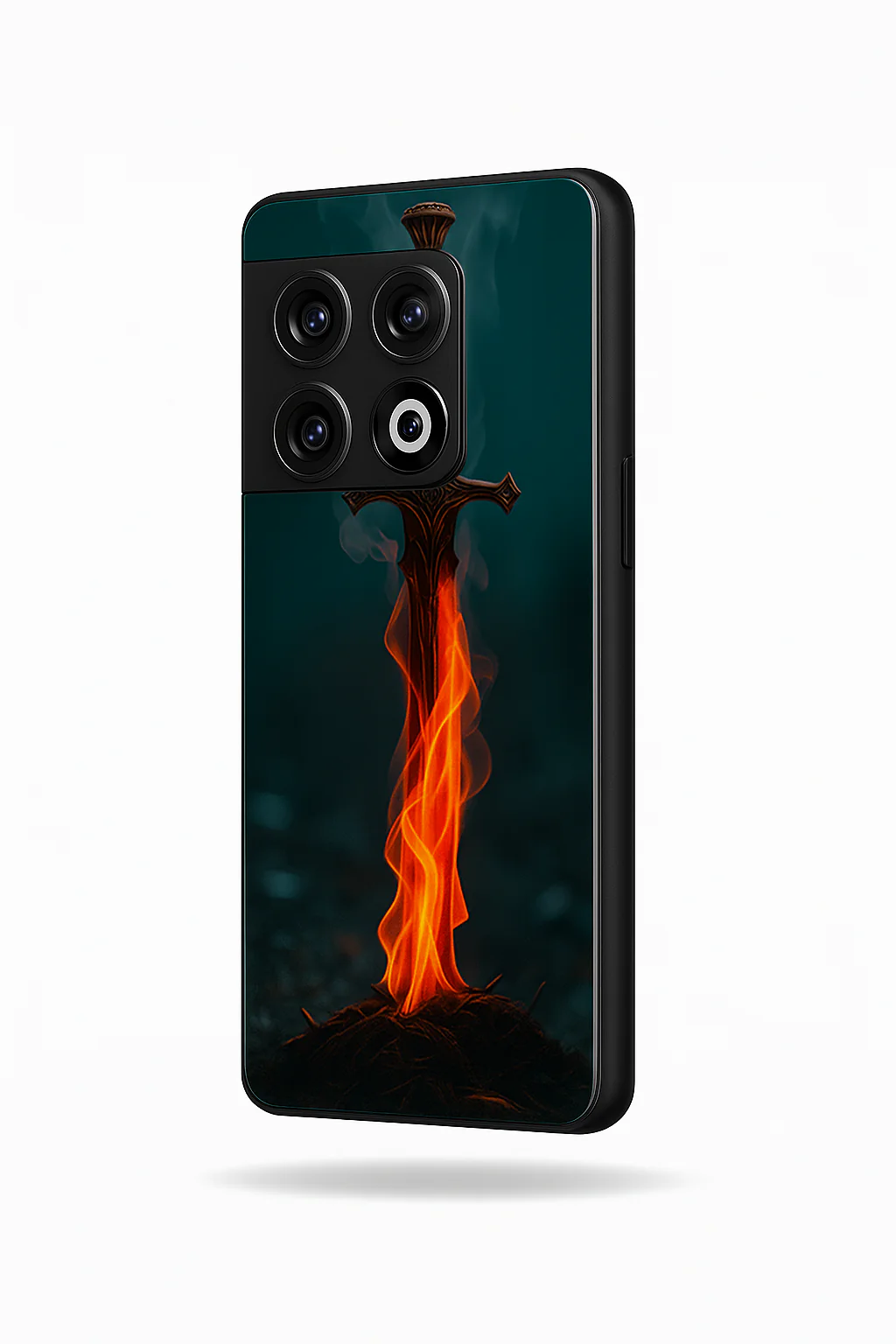 Flameborne Premium Glass Back Cover For One Plus 13, 12, 11, 10, Nord Series - Image 3