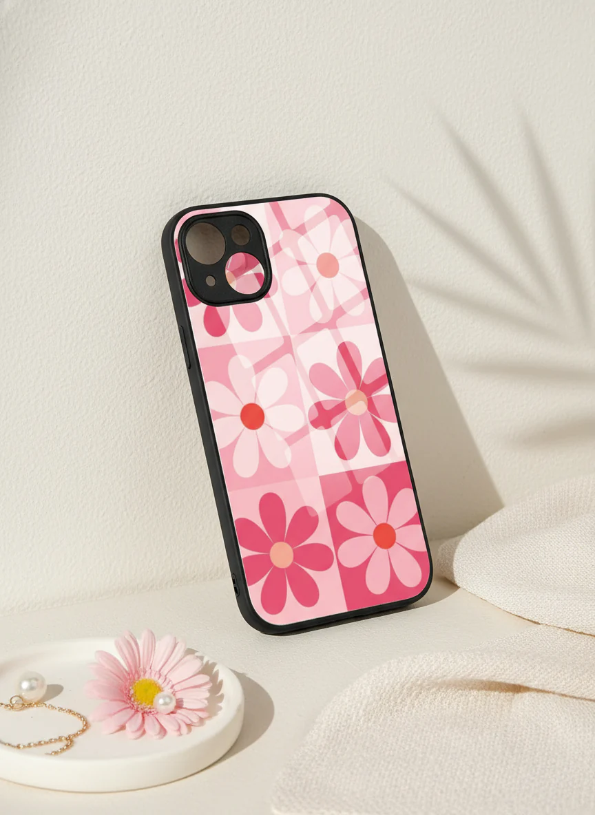Floral Funk Premium Glass Back Cover For iPhone 11-17 Models - Image 9
