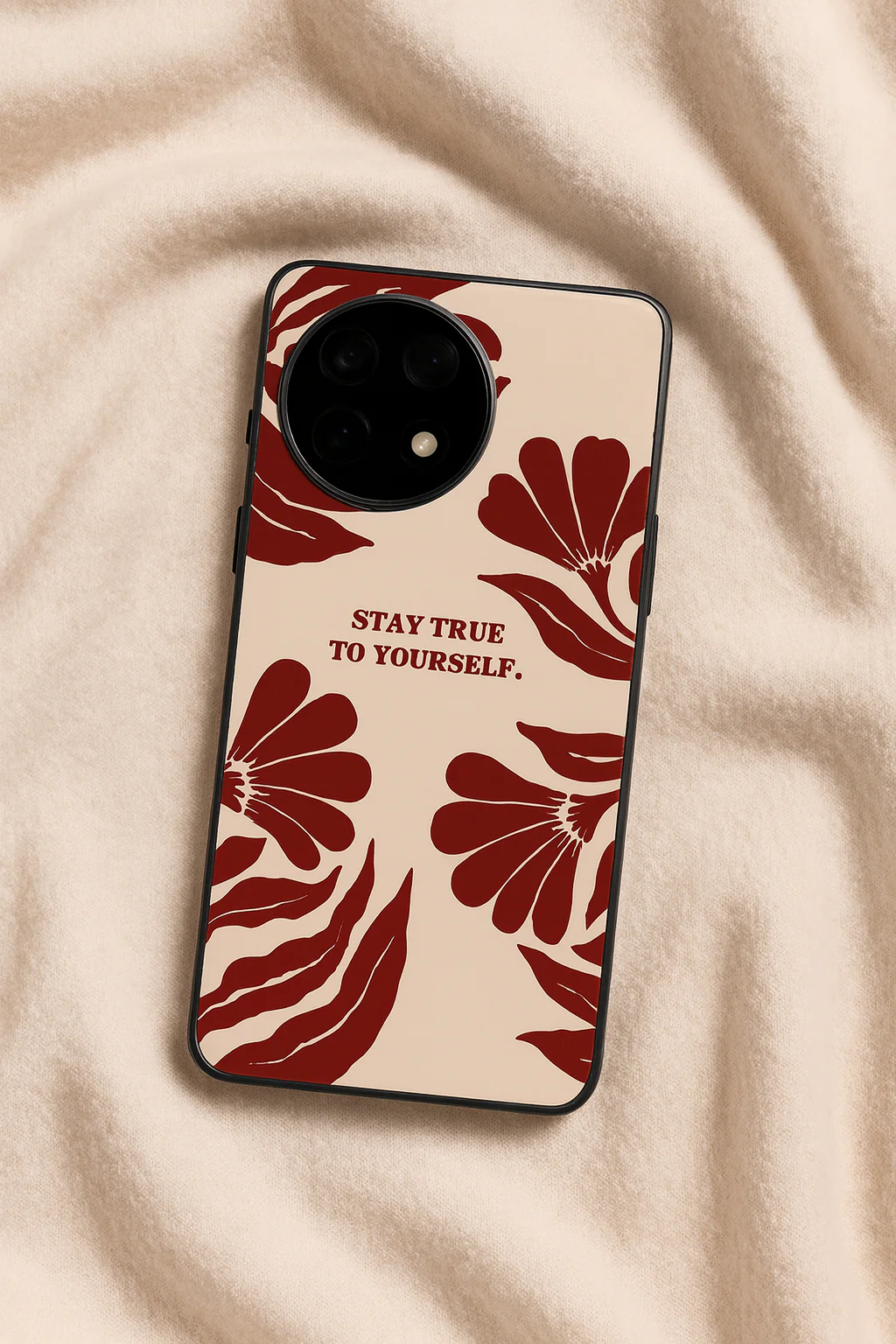 Floral Truth Glass Back Cover For One Plus 13, 12, 11, 10, Nord Series - Image 5