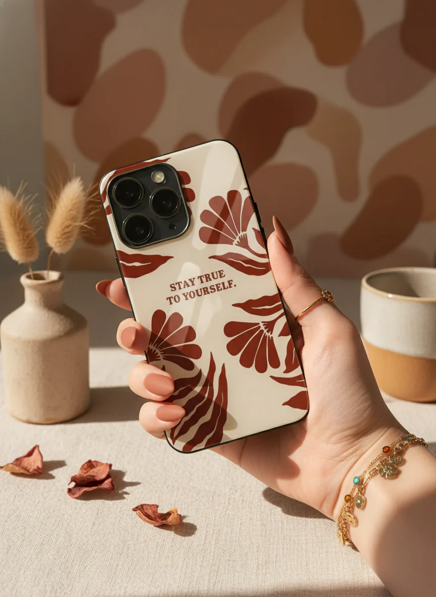Floral Truth Premium Glass Back Cover For iPhone 11-17 Models - Image 4