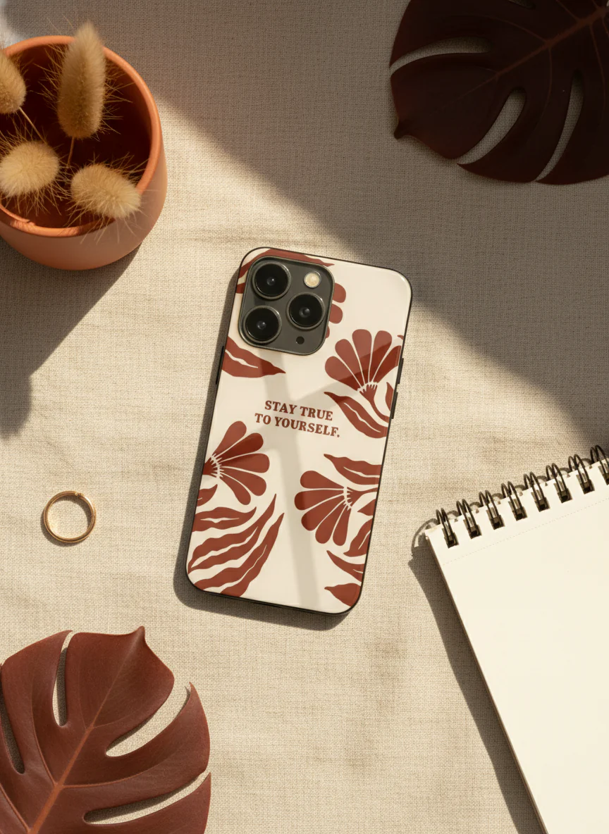 Floral Truth Premium Glass Back Cover For iPhone 11-17 Models - Image 9