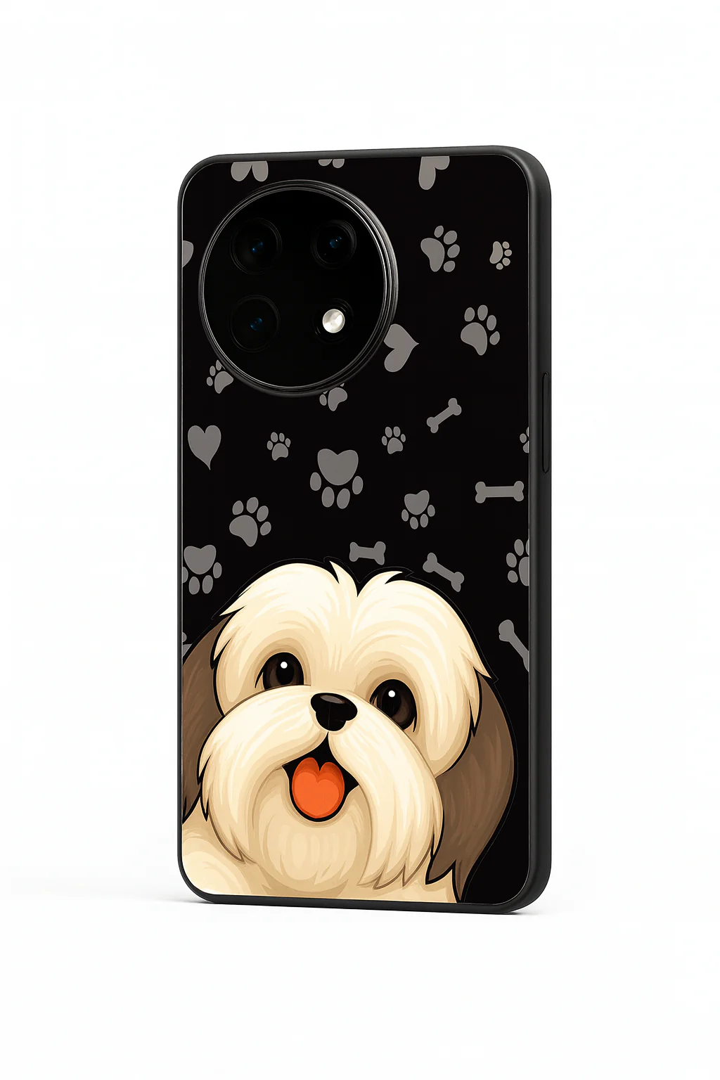 Fluffy Love Glass Back Cover For One Plus 13, 12, 11, 10, Nord Series - Image 2