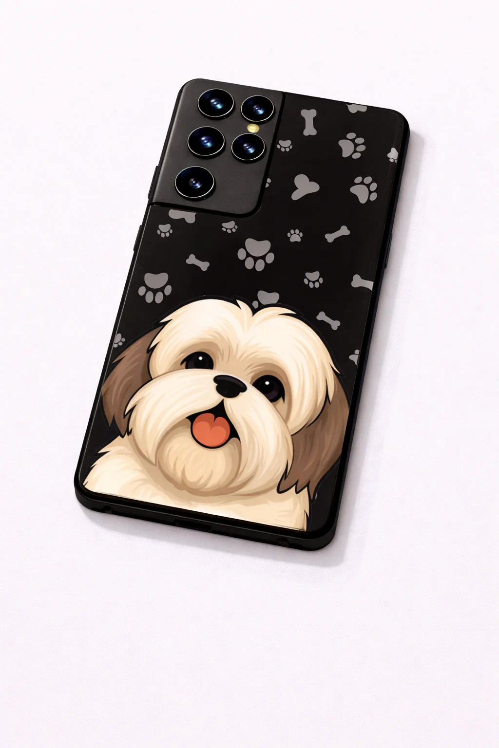 Fluffy Love Premium Glass Back Cover For Galaxy S, A, M & F Series - Image 6