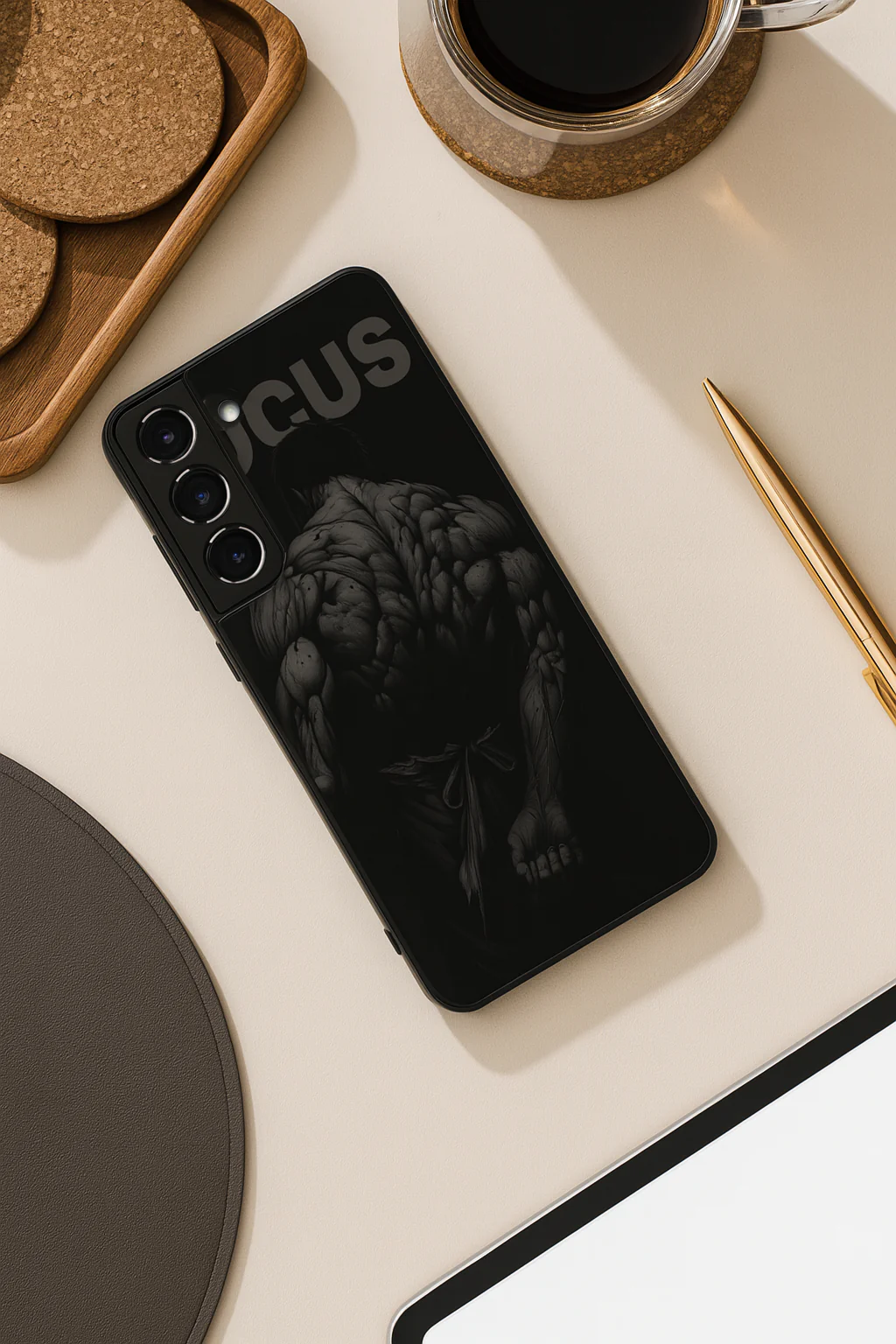 Focus Premium Glass Back Cover For Galaxy S, A, M & F Series - Image 8