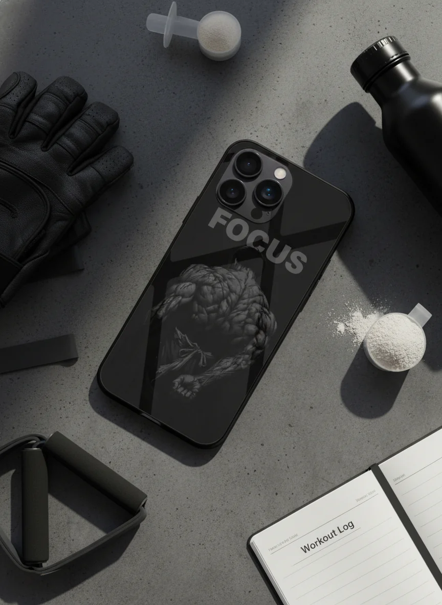Focus Premium Glass Back Cover For iPhone 11-17 Models