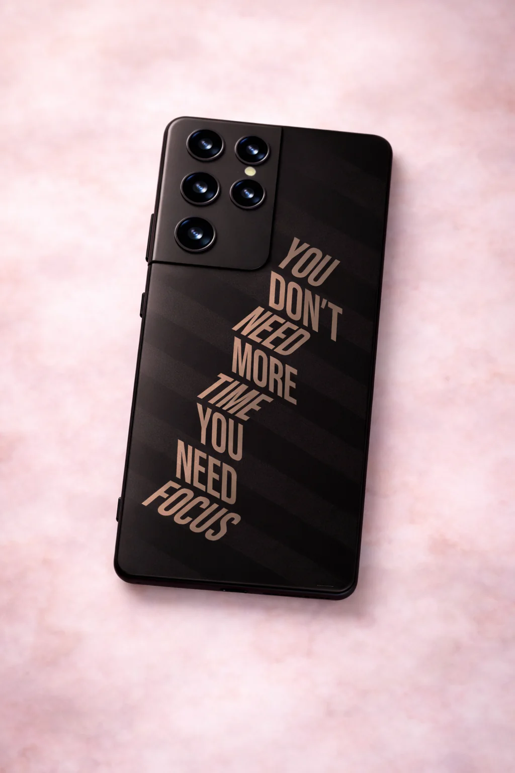 Focus VS Time Premium Glass Back Cover For Galaxy S, A, M & F Series - Image 2