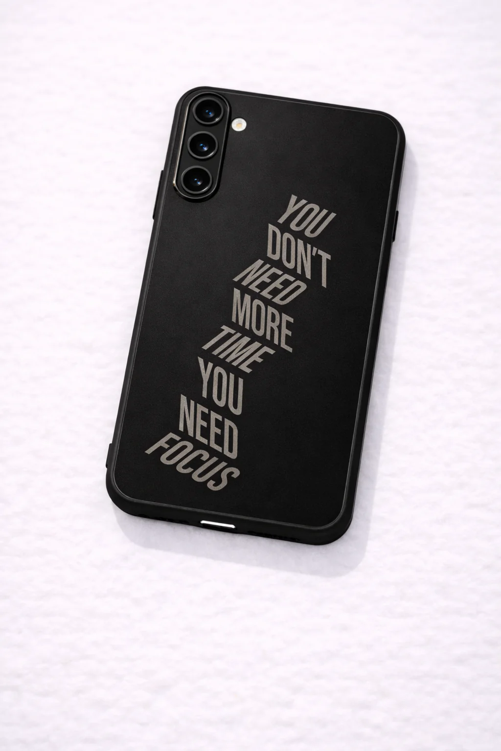 Focus VS Time Premium Glass Back Cover For Galaxy S, A, M & F Series - Image 5