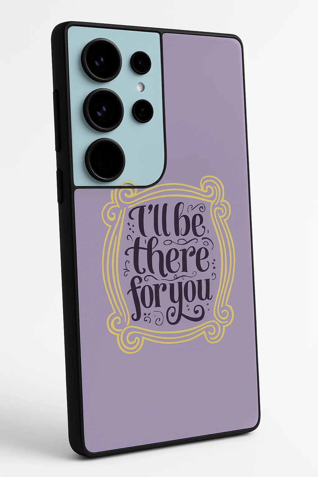 Forever Friends Premium Glass Back Cover For Galaxy S, A, M & F Series - Image 3