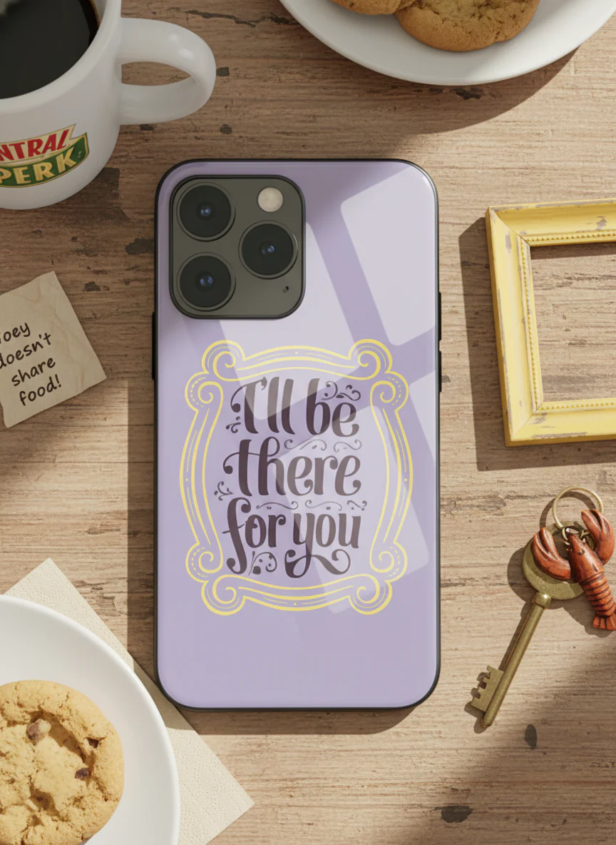 Forever Friends Premium Glass Back Cover For iPhone 11-17 Models - Image 2