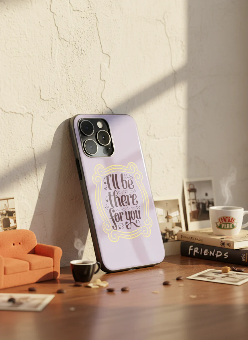 Forever Friends Premium Glass Back Cover For iPhone 11-17 Models - Image 6