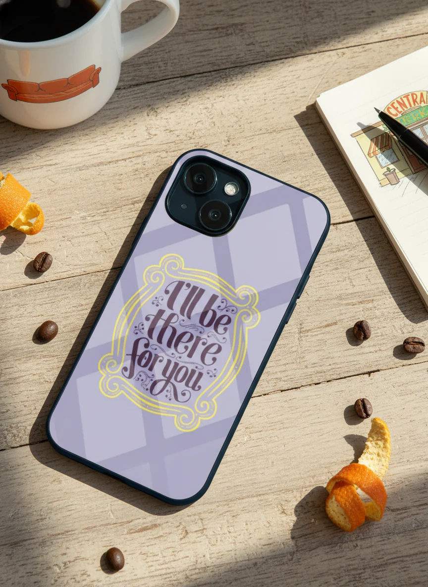 Forever Friends Premium Glass Back Cover For iPhone 11-17 Models - Image 8