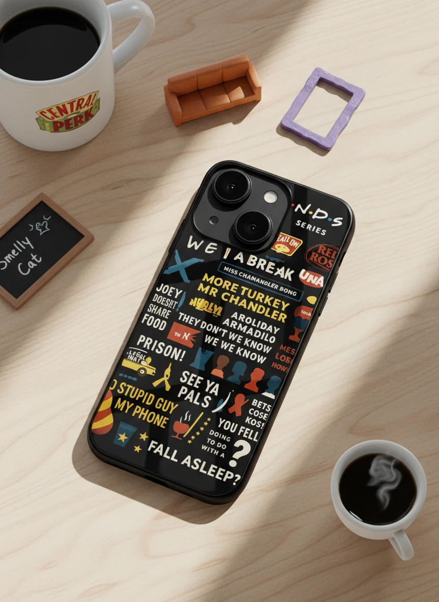 F.R.I.E.N.D.S Premium Glass Back Cover For iPhone 11-17 Models - Image 10