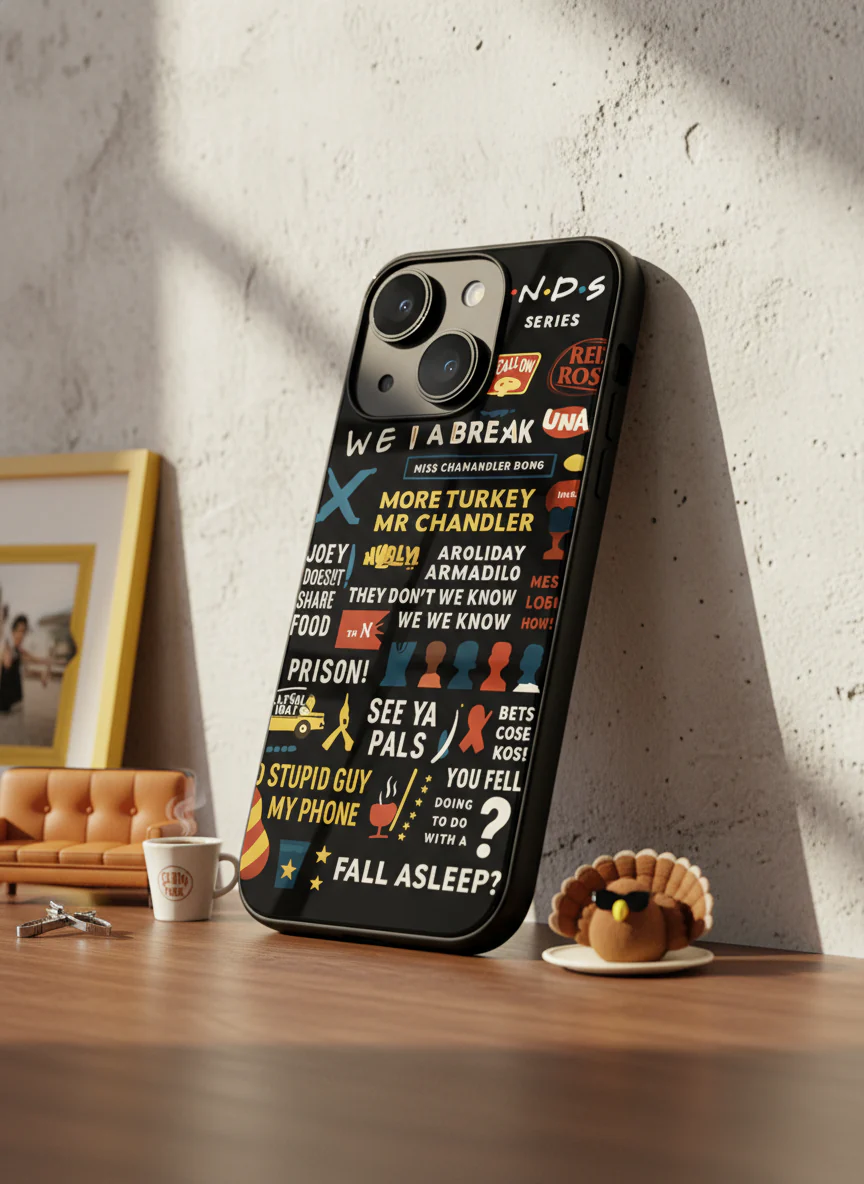 F.R.I.E.N.D.S Premium Glass Back Cover For iPhone 11-17 Models - Image 2