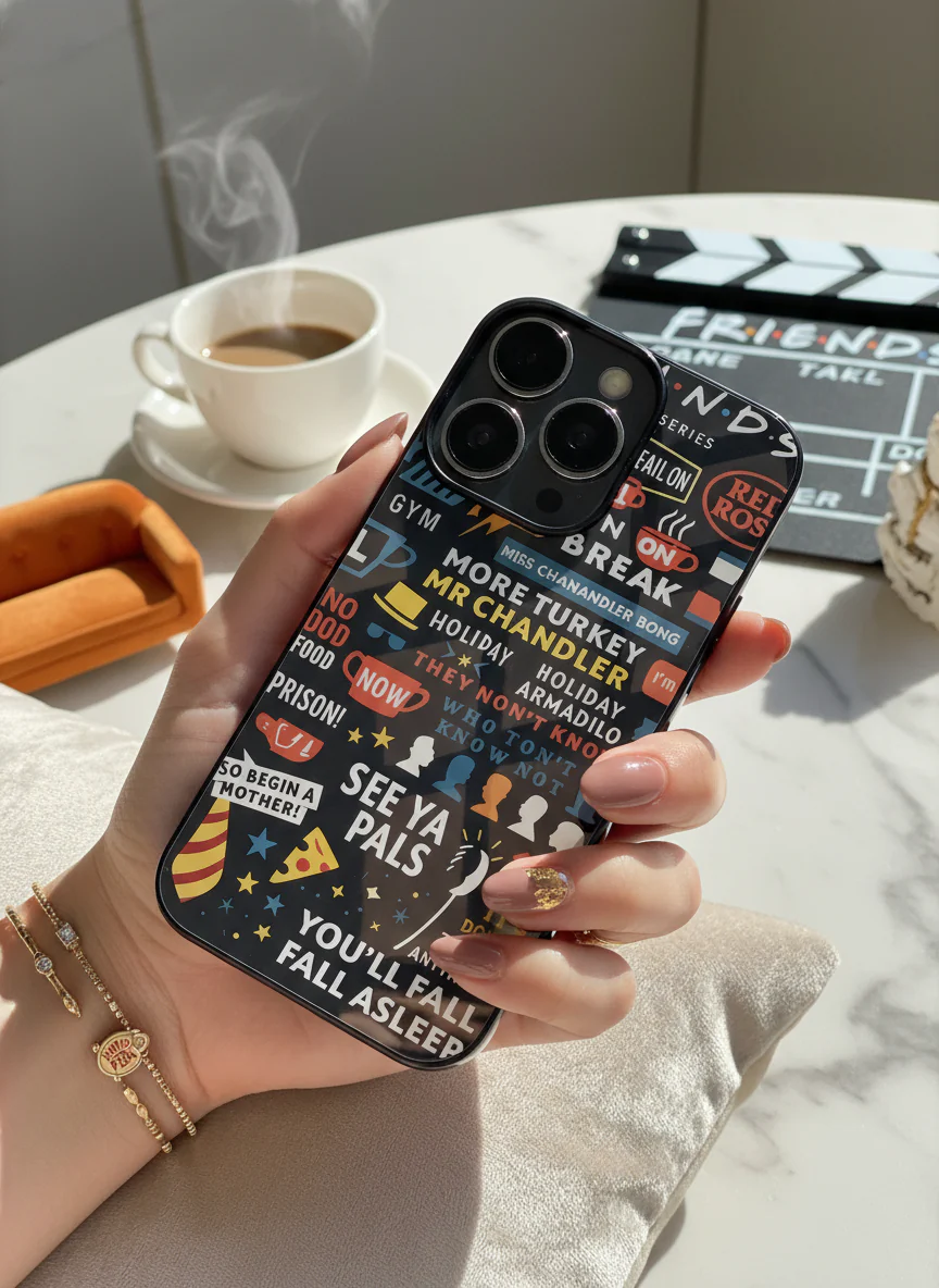 F.R.I.E.N.D.S Premium Glass Back Cover For iPhone 11-17 Models - Image 3