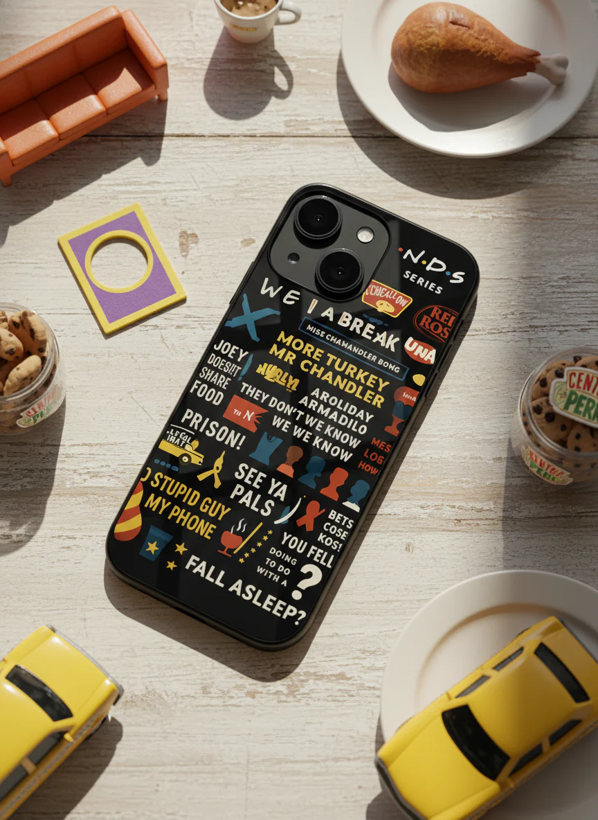 F.R.I.E.N.D.S Premium Glass Back Cover For iPhone 11-17 Models - Image 4