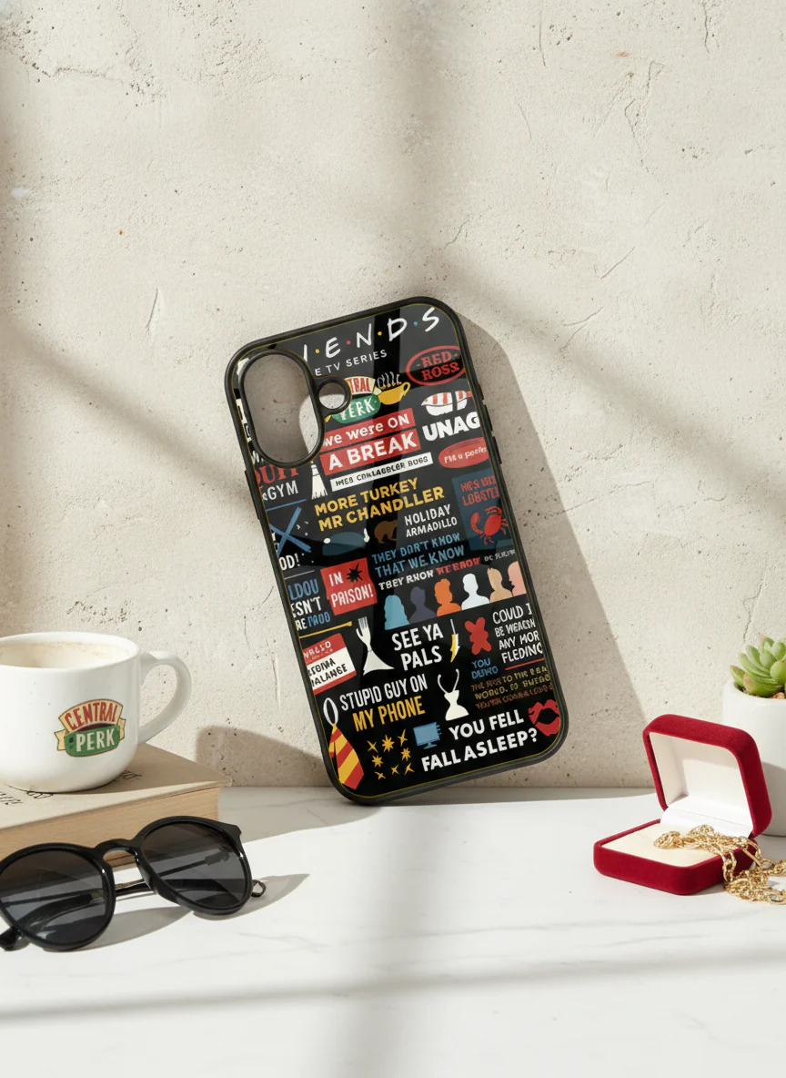 F.R.I.E.N.D.S Premium Glass Back Cover For iPhone 11-17 Models - Image 6