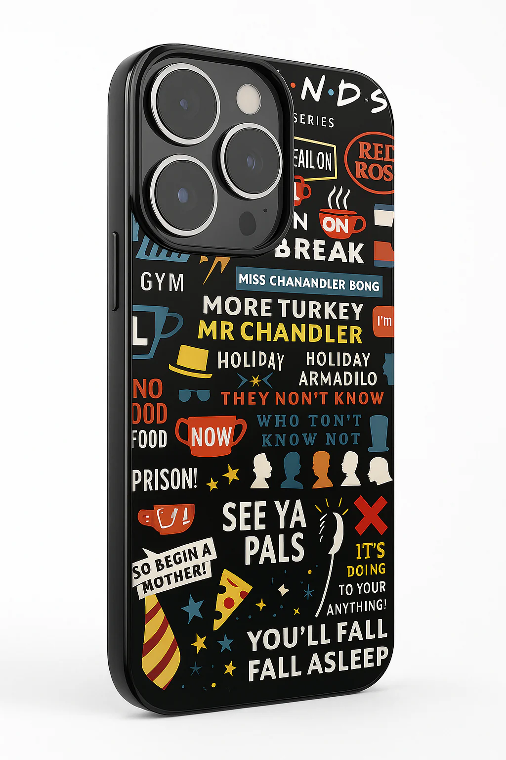 F.R.I.E.N.D.S Premium Glass Back Cover For iPhone 11-17 Models - Image 8
