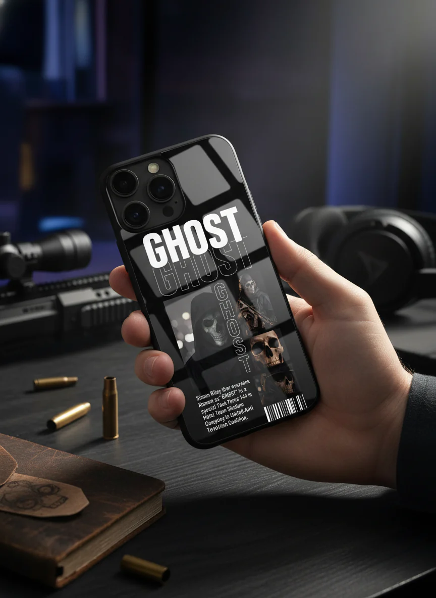 Ghost Protocol Premium Glass Back Cover For iPhone 11-17 Models - Image 2