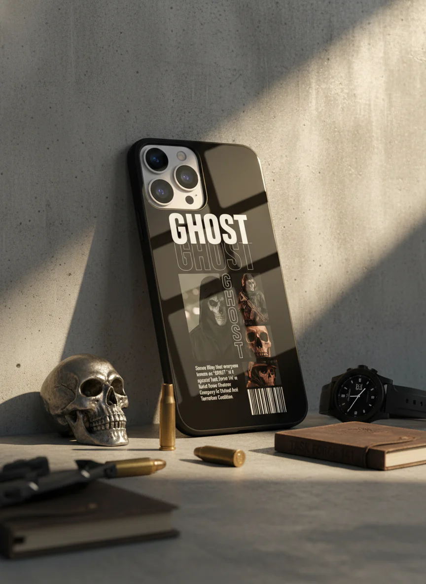 Ghost Protocol Premium Glass Back Cover For iPhone 11-17 Models - Image 4