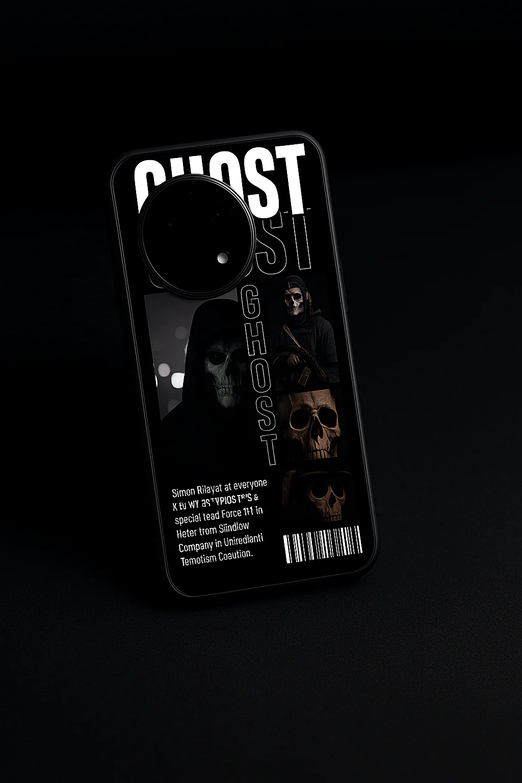 Ghost Protocol Premium Glass Back Cover For One Plus 13, 12, 11, 10, Nord Serie - Image 2