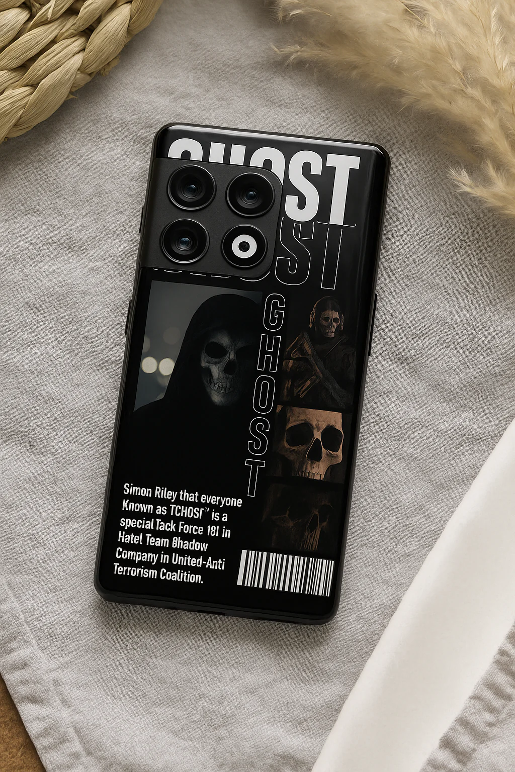 Ghost Protocol Premium Glass Back Cover For One Plus 13, 12, 11, 10, Nord Serie - Image 3