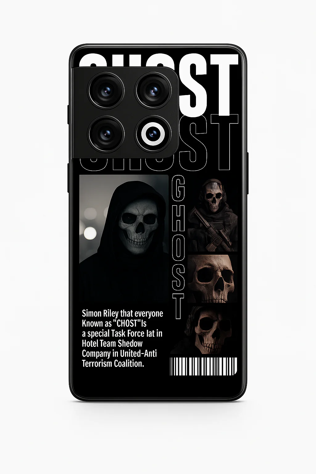 Ghost Protocol Premium Glass Back Cover For One Plus 13, 12, 11, 10, Nord Serie - Image 4