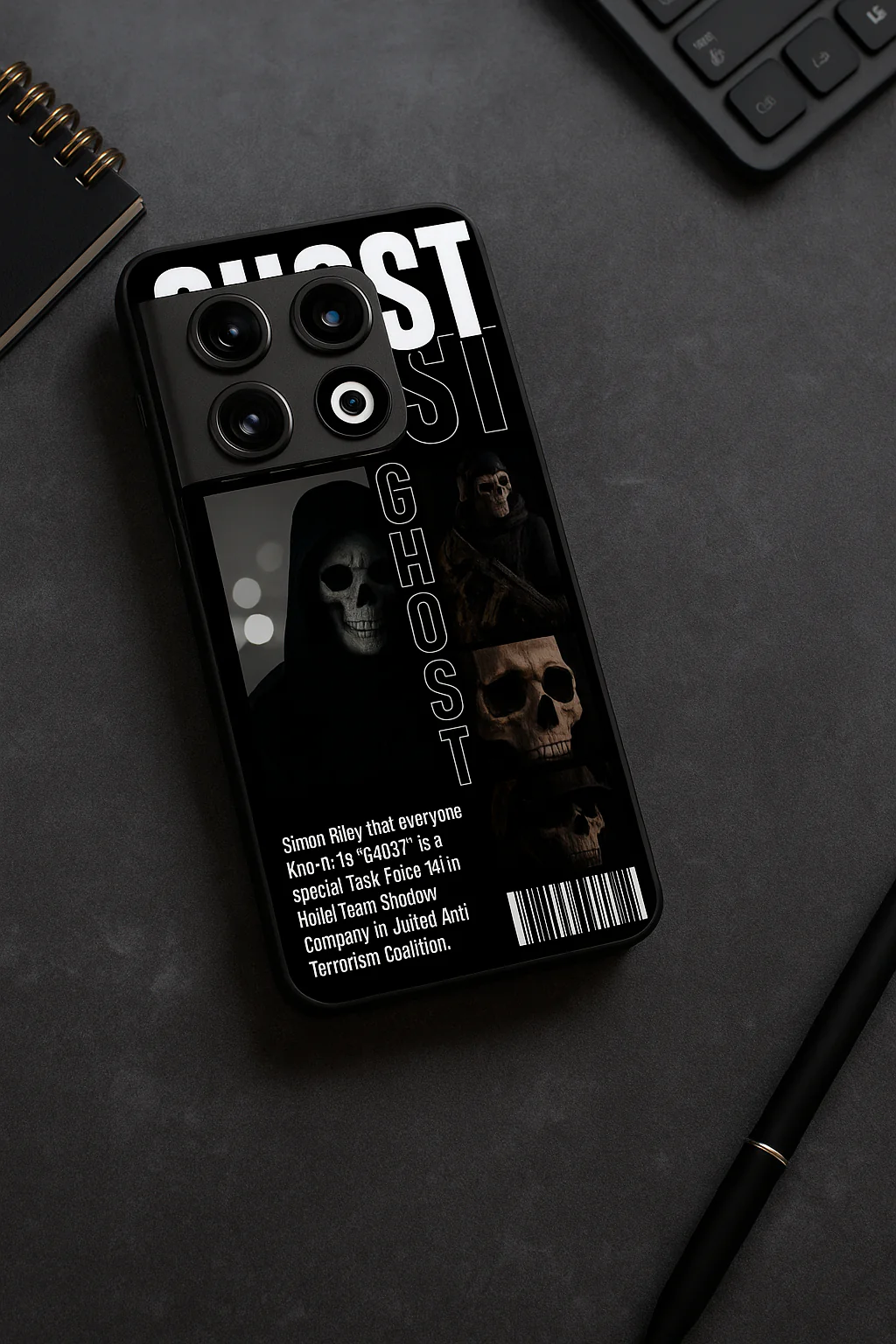 Ghost Protocol Premium Glass Back Cover For One Plus 13, 12, 11, 10, Nord Serie - Image 5