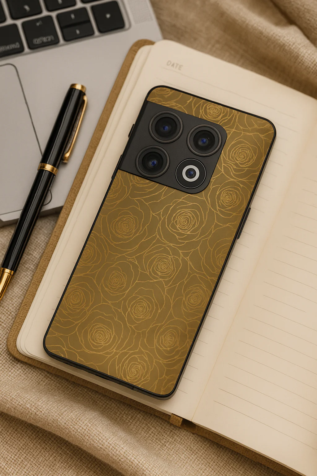 Gilded Rose Glass Back Cover For One Plus 13, 12, 11, 10, Nord Series - Image 2