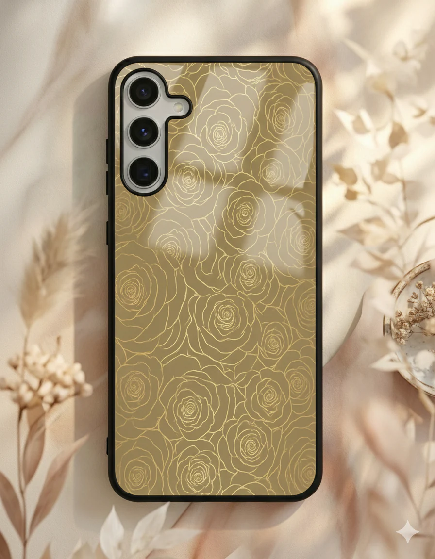 Gilded Rose Premium Glass Back Cover For Galaxy S, A, M & F Series - Image 6