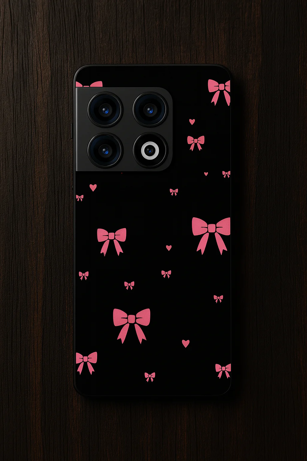 Glam Bow Premium Glass Back Cover For One Plus 13, 12, 11, 10, Nord Series - Image 3