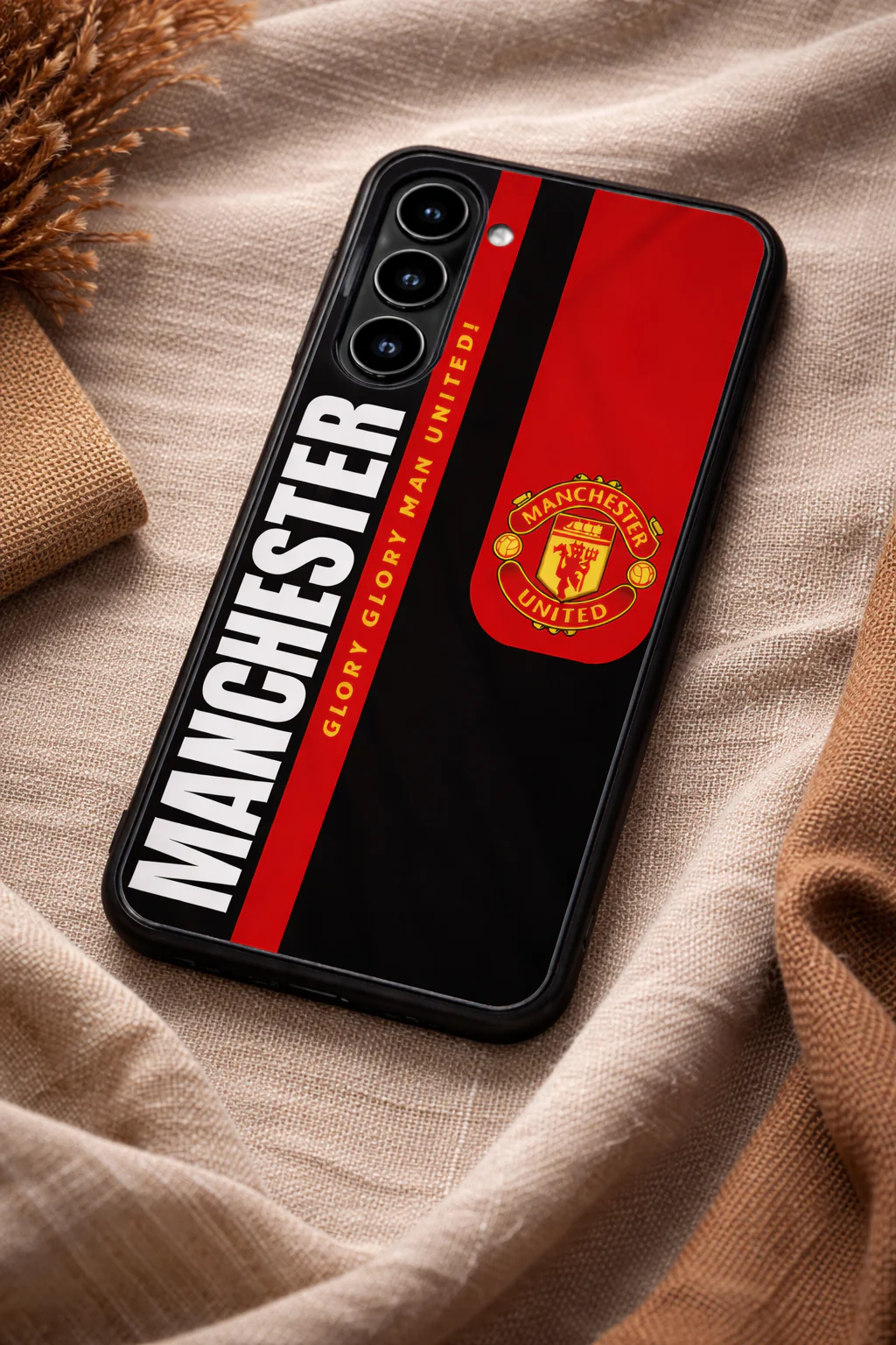 Glory Glory United Premium Glass Back Cover For Galaxy S, A, M & F Series - Image 6