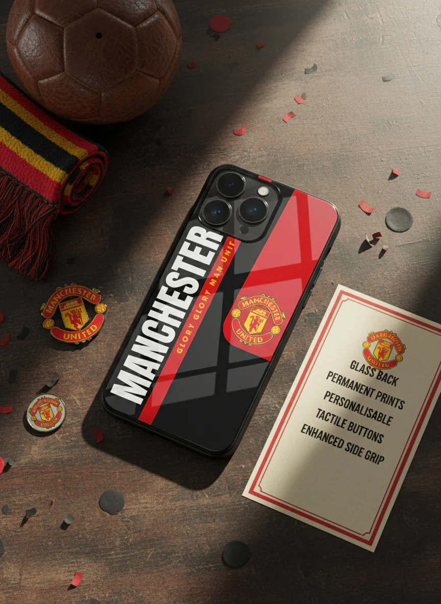 Glory Glory United Premium Glass Back Cover For iPhone 11-17 Models - Image 4