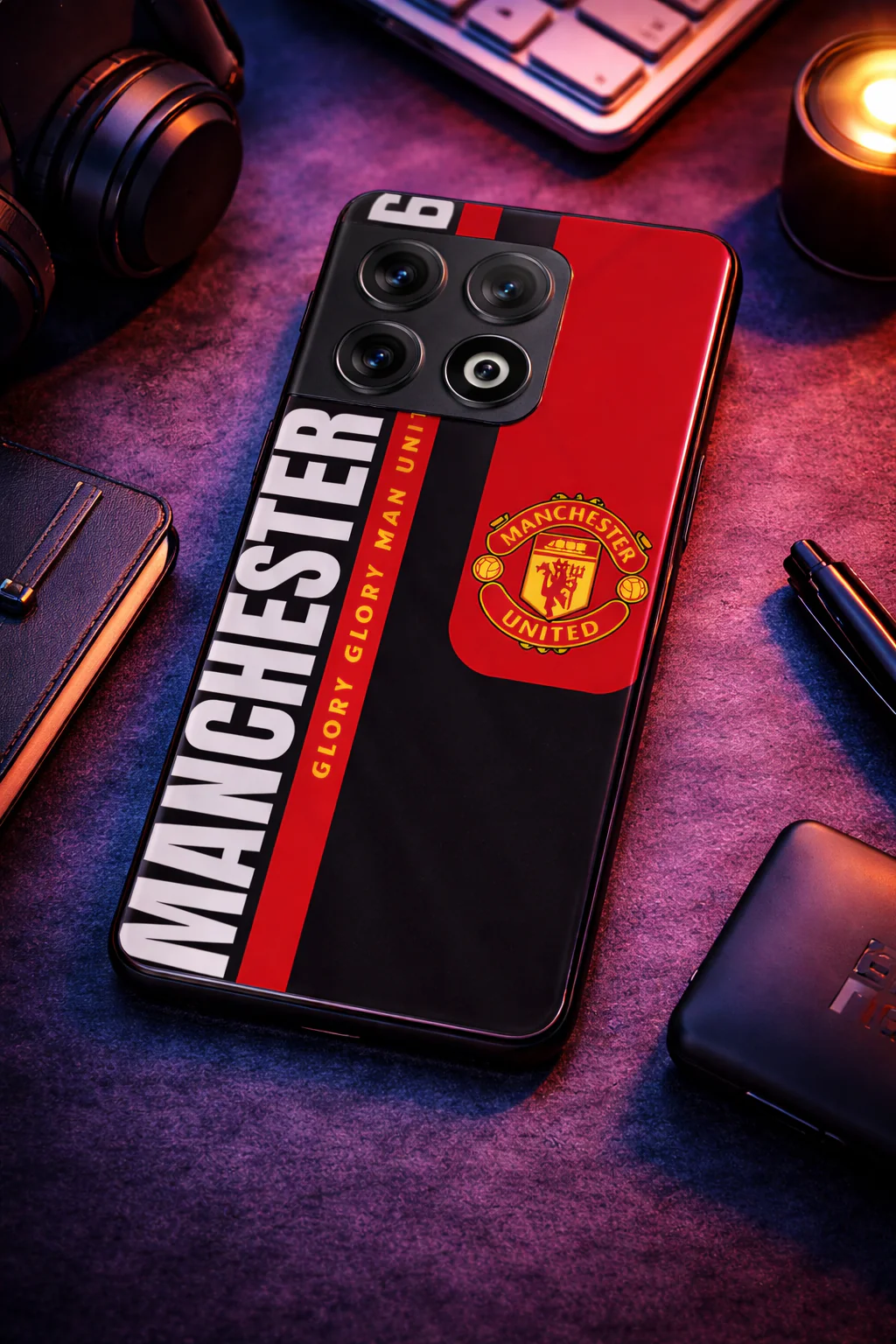 Glory Glory United Premium Glass Back Cover For One Plus 13, 12, 11, 10, Nord Series - Image 4