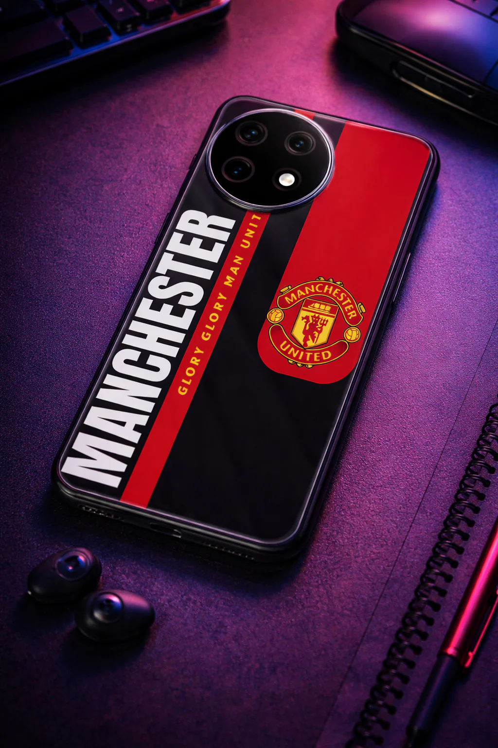 Glory Glory United Premium Glass Back Cover For One Plus 13, 12, 11, 10, Nord Series - Image 8