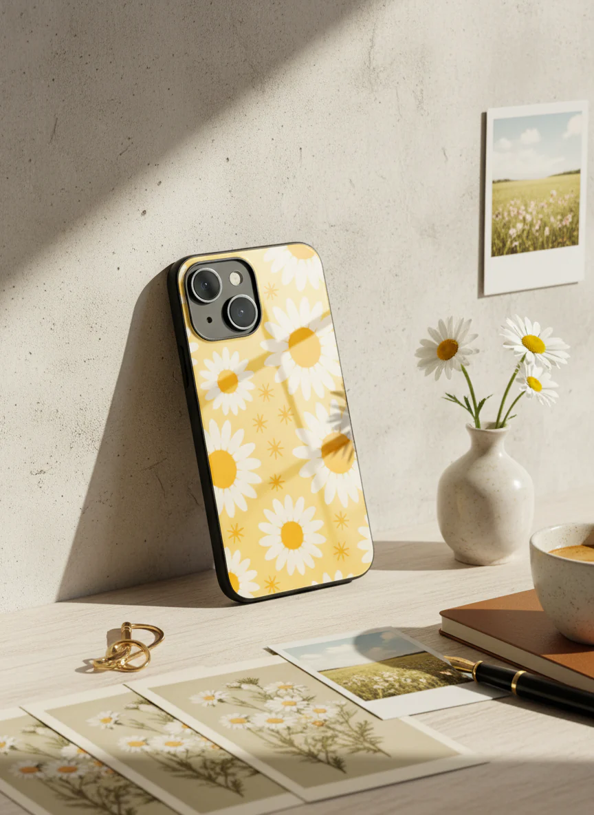 Golden Glow Premium Glass Back Cover For iPhone 11-17 Models - Image 4
