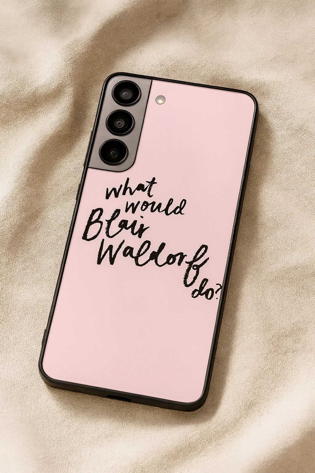 GOSSIP GIRL Queen B Case Premium Glass Back Cover For Galaxy S, A, M & F Series - Image 8